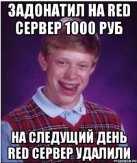 ЗАДОНАТИЛ НА RED СЕРВЕР 1000 РУБ НА СЛЕДУЩИЙ ДЕНЬ RED СЕРВЕР УДАЛИЛИ