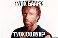 Туох баар? Туох солун?