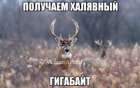 Получаем халявный гигабайт