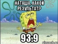 Наташа, какой результат? 93.9