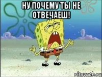 НУ почему ты не отвечаеш! 