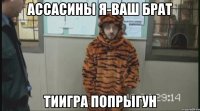 ассасины я-ваш брат тиигра попрыгун