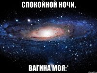 спокойной ночи, вагина моя:*