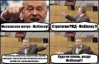 Московское метро - McKinsey! Стратегия РЖД - McKinsey !! Госсектор, нефтегаз, энергетика, банки, авиация, транспорт,металлургия,сельское хозяйство, здавоохранение... Куда не плюнь, везде McKinsey!!!