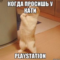 когда просишь у Кати PlayStation