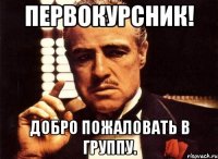 Первокурсник! Добро пожаловать в группу.