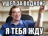 ушел за водкой? я тебя жду