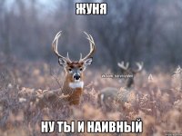 Жуня Ну ты и наивный