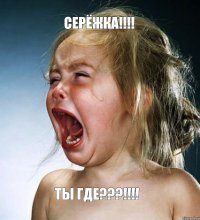 Серёжка!!!! Ты где???!!!!