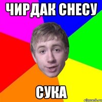 чирдак снесу сука