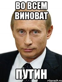 Во ВСЕМ ВИНОВАТ ПУТИН