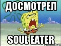 Досмотрел Soul Eater