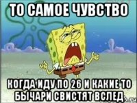 ТО САМОЕ ЧУВСТВО КОГДА ИДУ ПО 26 И КАКИЕ ТО БЫЧАРИ СВИСТЯТ ВСЛЕД