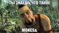 Ты знаешь что такое moncs&