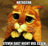 Natascha Steven sagt nicht viel essen