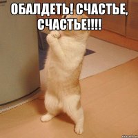 ОБАЛДЕТЬ! СЧАСТЬЕ, СЧАСТЬЕ!!!! 