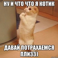 Ну и что что я котик давай потрахаемся плизз)