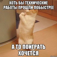 Хоть бы технические работы прошли побыстрее А то поиграть хочется