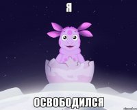 я освободился