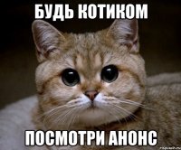 Будь котиком посмотри анонс