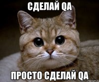 Сделай QA Просто сделай QA