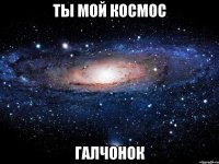 Ты мой космос Галчонок