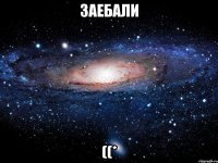 Заебали ((*