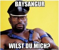 Baysangur wilst du mich?