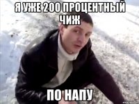 я уже 200 процентный чиж по напу