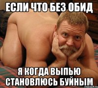 Если что без обид Я когда выпью становлюсь буйным