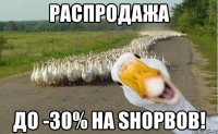 распродажа до -30% на SHOPBOB!