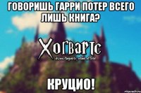 Говоришь Гарри Потер всего лишь книга? круцио!