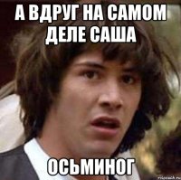 А ВДРУГ НА САМОМ ДЕЛЕ САША ОСЬМИНОГ