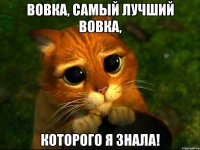 Вовка, самый лучший Вовка, которого я знала!