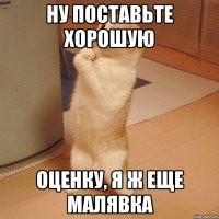 Ну поставьте хорошую оценку, я ж еще малявка