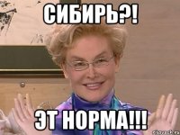 сибирь?! эт норма!!!