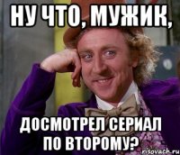 ну что, мужик, досмотрел сериал по второму?