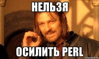 НЕЛЬЗЯ ОСИЛИТЬ Perl