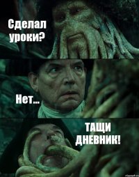 Сделал уроки? Нет... ТАЩИ ДНЕВНИК!