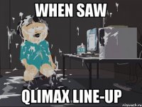 When saw Qlimax line-up