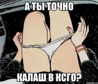 А ТЫ ТОЧНО КАЛАШ В КСГО?