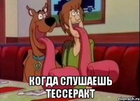  когда слушаешь тессеракт