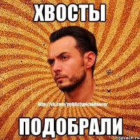 хвосты подобрали