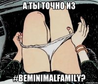 а ты точно из #beminimalfamily?