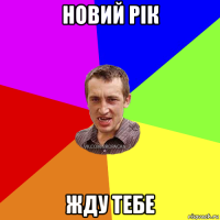 новий рік жду тебе