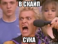 в скайп сука