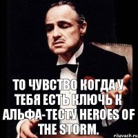 То чувство когда у тебя есть ключь к Альфа-тесту HEROES OF THE STORM.