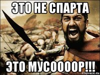 это не спарта это мусоооор!!!