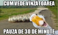 Cum vede vînzătoarea pauza de 30 de minute