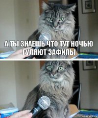 а ты знаешь что тут ночью гуляют зафилы 